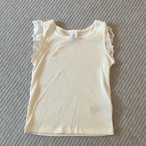 GAP Other - GAP Kids Cream Tank Top with Lace Sleeves